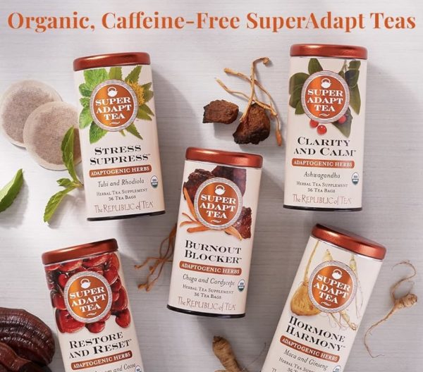 Republic of Tea Super Adapt Mushroom Tea Set of 5 - Image 2