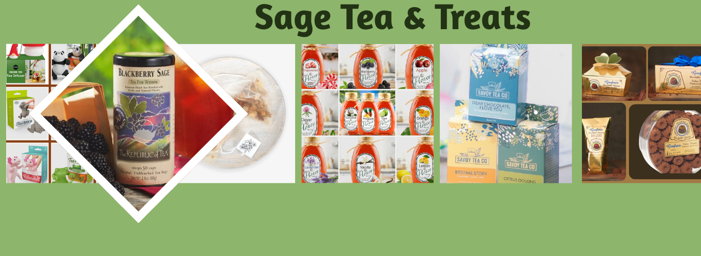 Sage Tea and Treats Banner for Cabot Arkansas